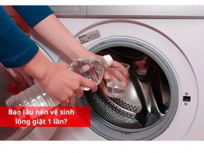 Vệ Sinh Lồng Giặt Máy Giặt Công Nghiệp Bao Lâu Một Lần?