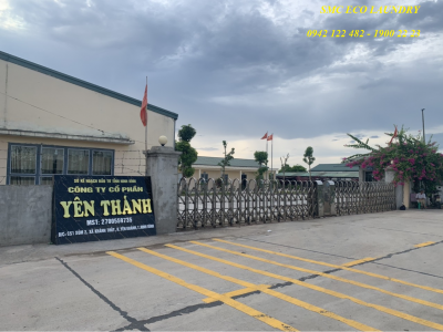 Lắp đặt cặp máy giặt,sấy Pegasus W-100T tại cty may Yên Thành,Ninh Bình