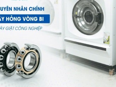 Nguyên nhân chính gây hỏng vòng bi máy giặt công nghiệp?
