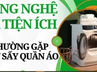 công nghệ và tiện ích thường gặp trên máy sấy công nghiệp quần áo