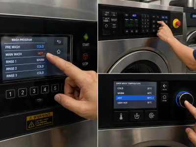 Hướng Dẫn Sử Dụng Nhiệt Độ Nóng Và Lạnh Để Giặt Đồ Bằng Máy Giặt Công Nghiệp